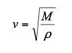 Velocity Equation
